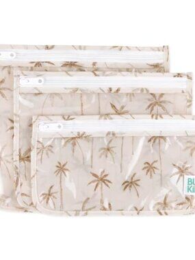 TSA Approved Clear Toiletry Bag Set 3 Sizes Zip Travel Pouch